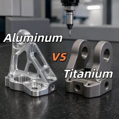 Aluminium vs titan for CNC-bearbeiding: Kost- og styrkeguide