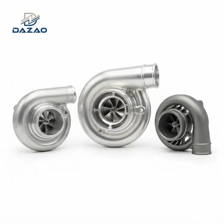 Billet Aluminium Turbo Kompressor Hus 5 Axis CNC Frese Service